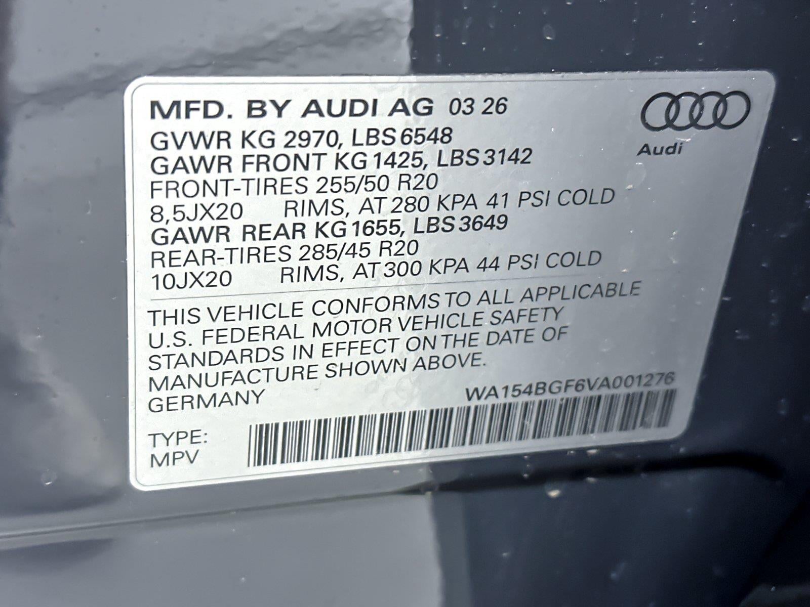 2027 Audi Q6 e-tron Premium Plus