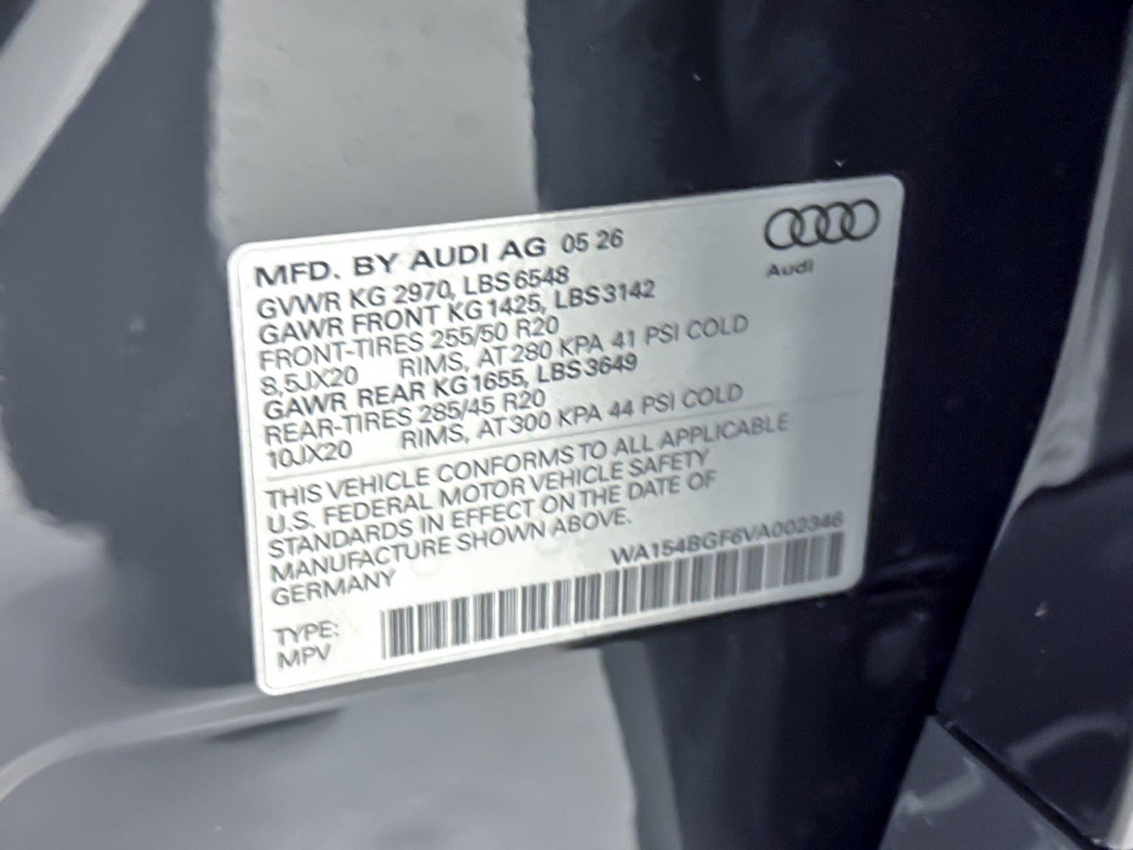 2027 Audi Q6 e-tron Premium Plus