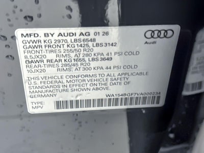 2027 Audi Q6 e-tron Premium Plus