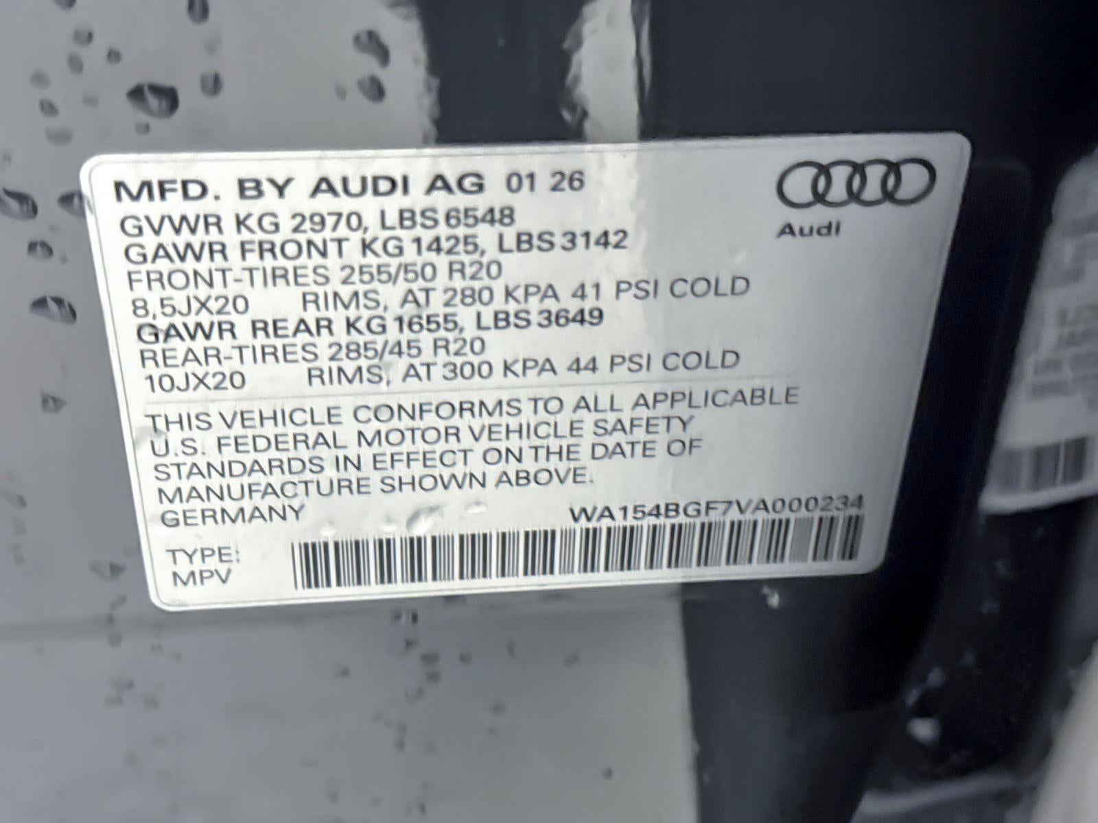 2027 Audi Q6 e-tron Premium Plus