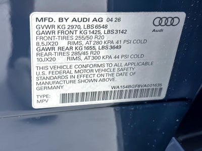 2027 Audi Q6 e-tron Premium Plus
