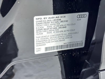 2027 Audi Q6 E-Tron Premium Plus