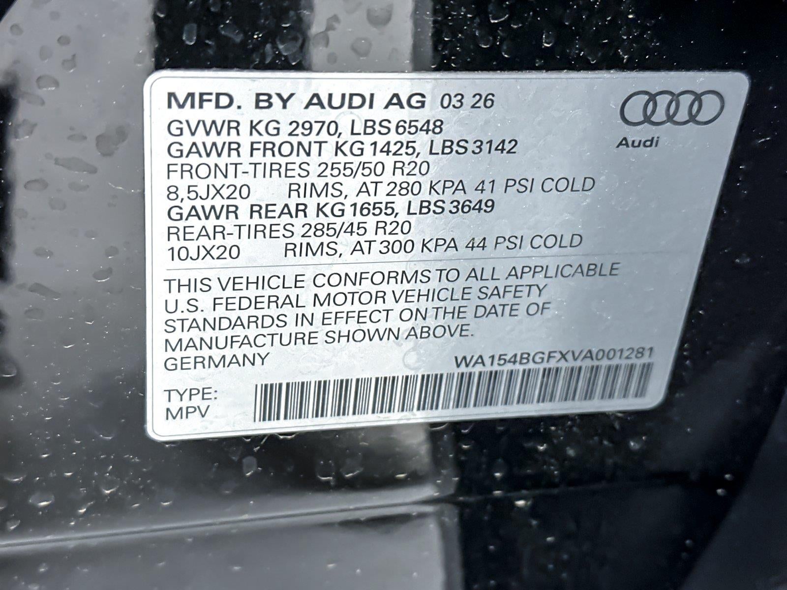 2027 Audi Q6 e-tron Premium Plus