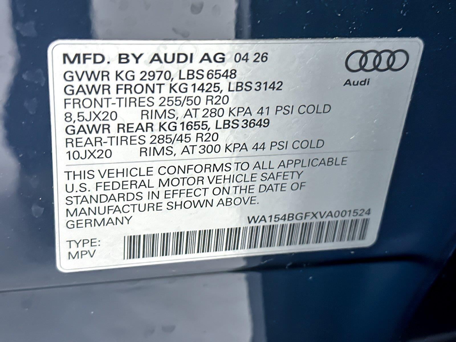 2027 Audi Q6 e-tron Premium Plus