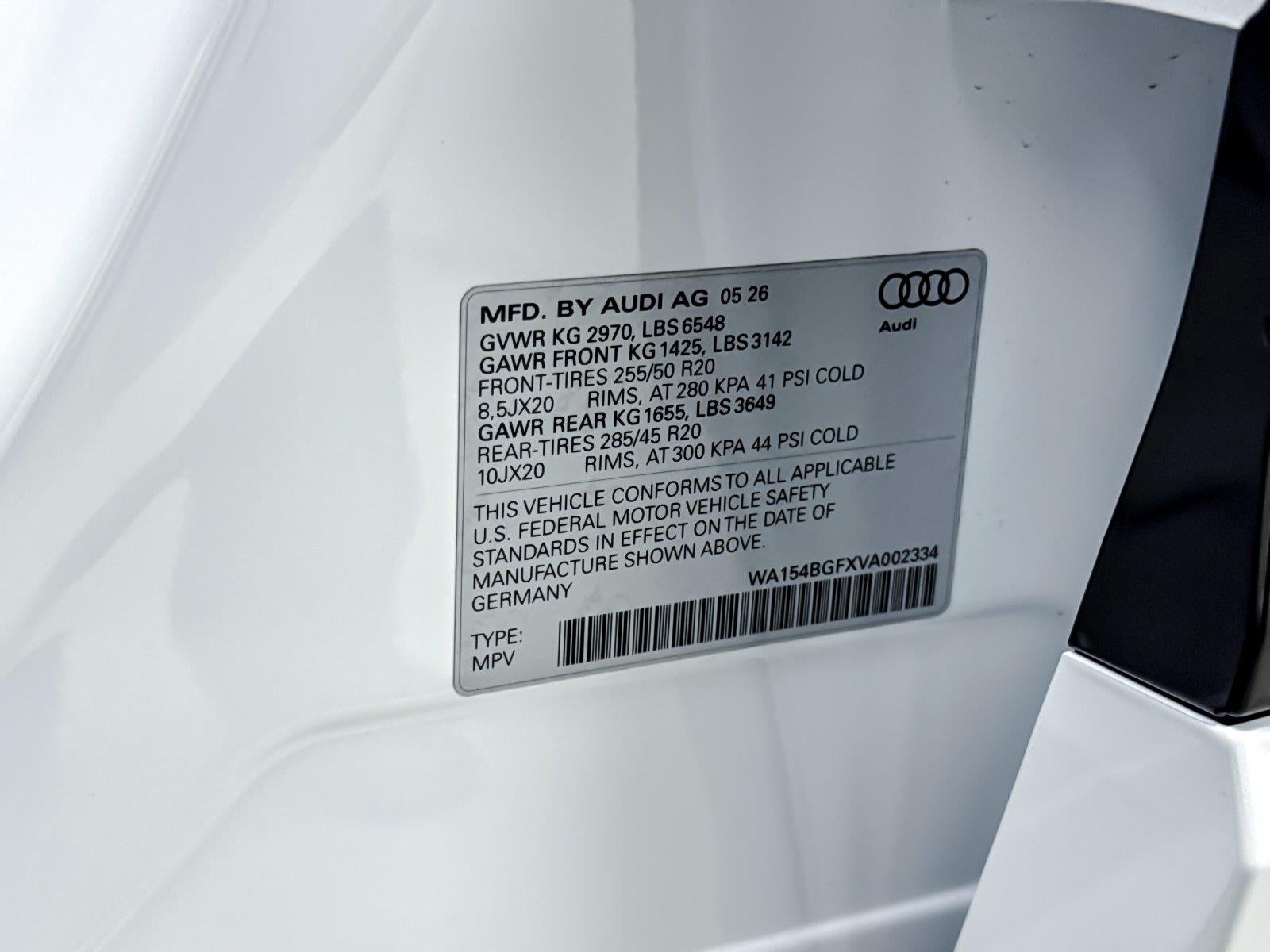 2027 Audi Q6 E-Tron Premium Plus