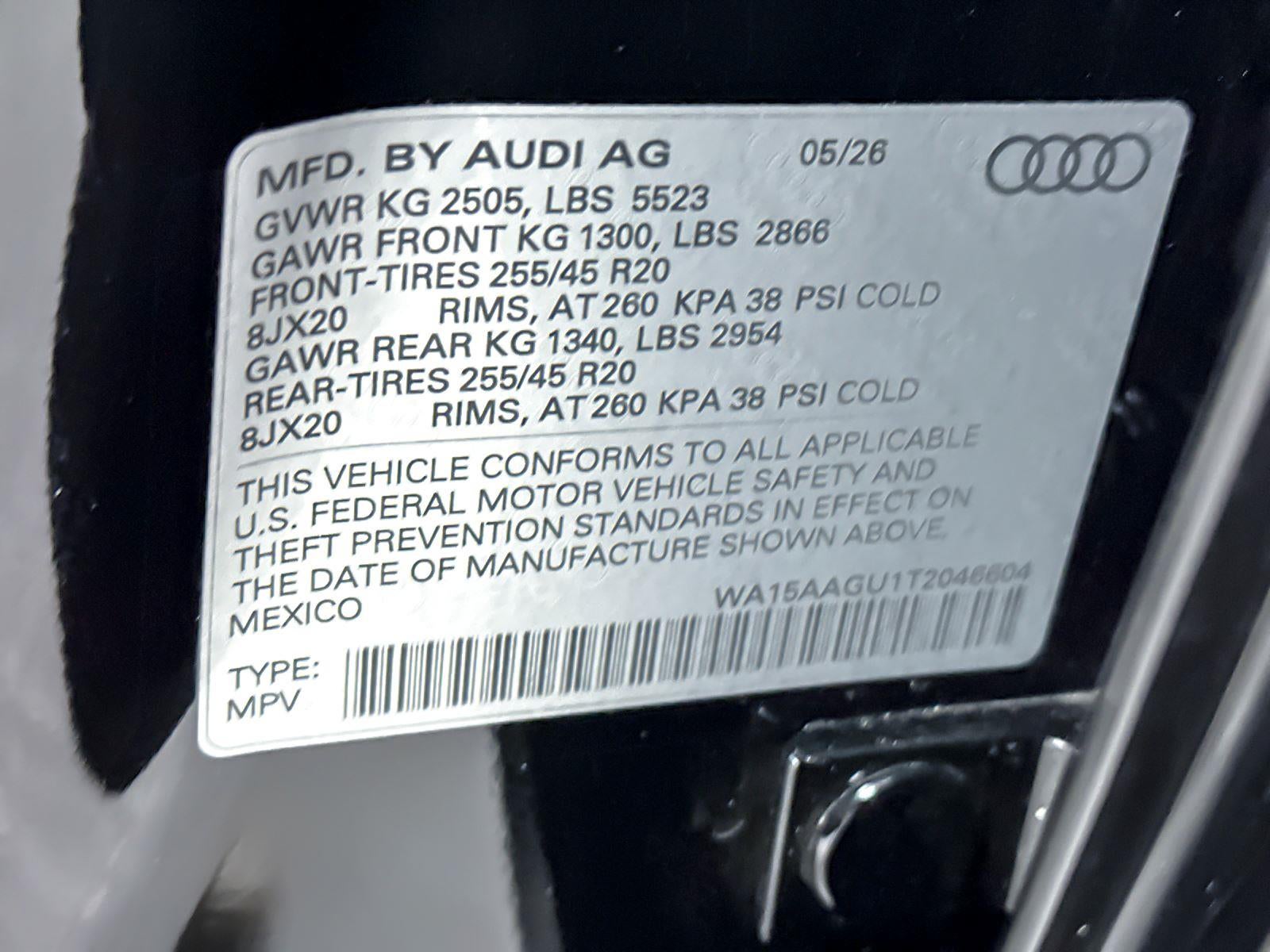 2026 Audi Q5 Premium Plus