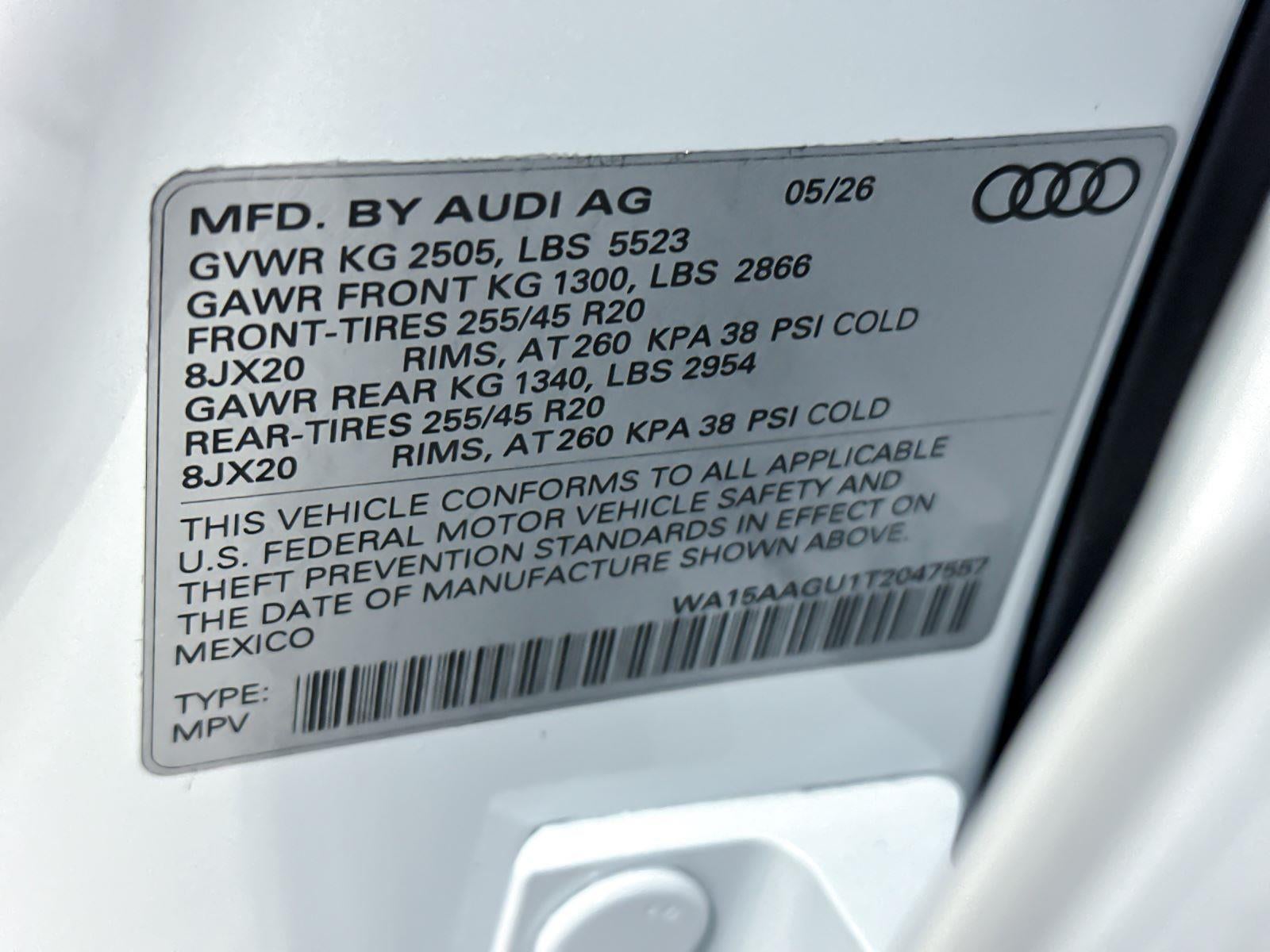 2026 Audi Q5 Premium Plus