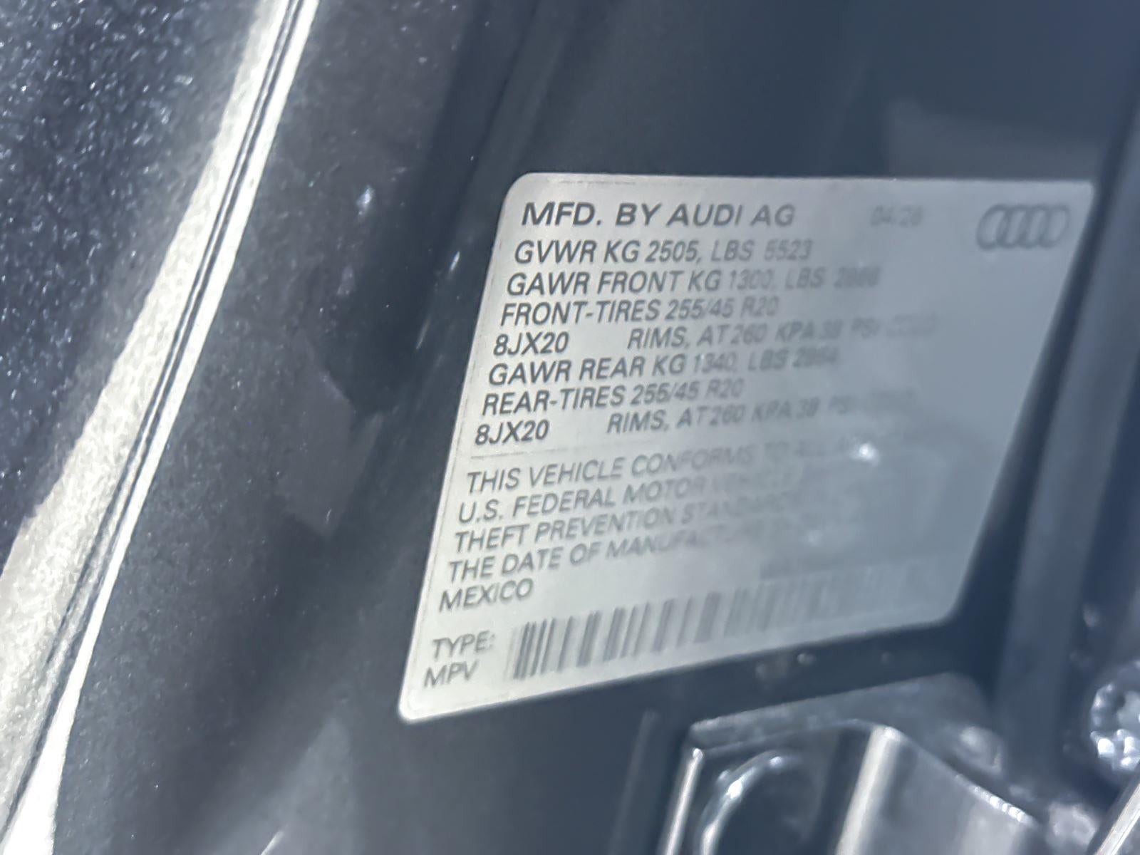 2026 Audi Q5 Premium Plus