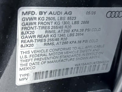 2026 Audi Q5 Premium Plus