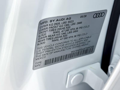 2026 Audi Q5 Premium Plus