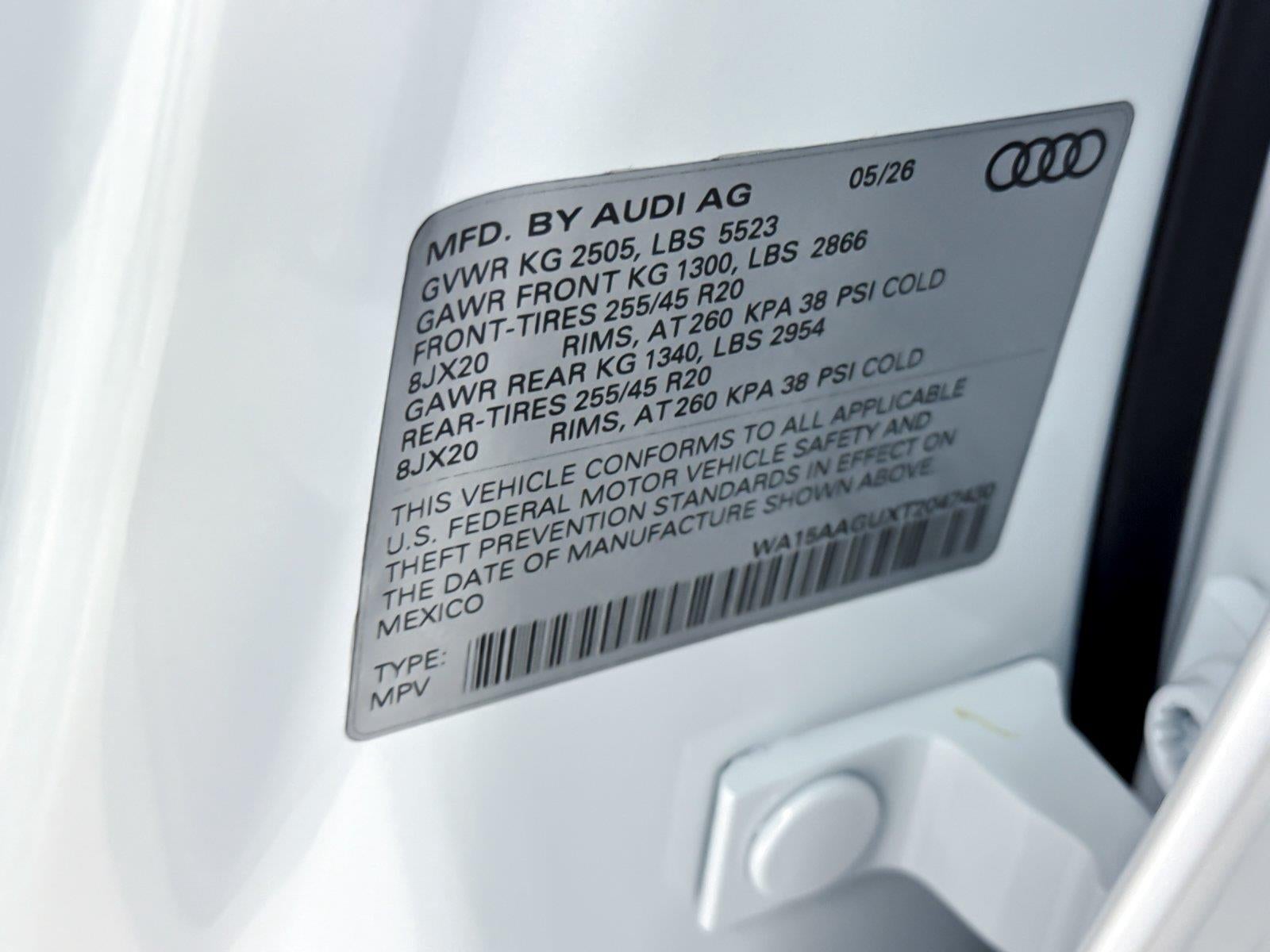 2026 Audi Q5 Premium Plus