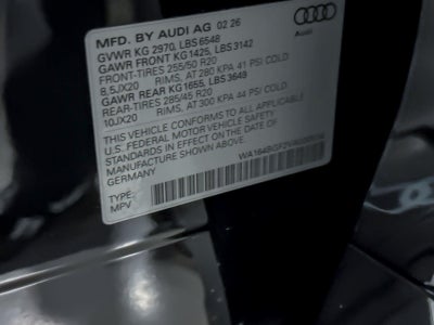 2027 Audi Q6 e-tron Prestige