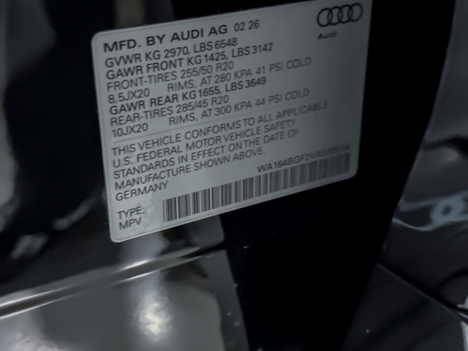 2027 Audi Q6 e-tron Prestige