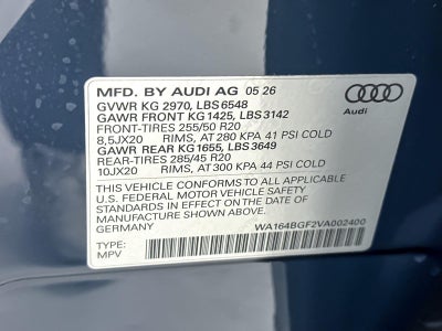 2027 Audi Q6 E-Tron Prestige