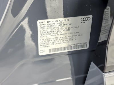 2027 Audi Q6 e-tron Prestige