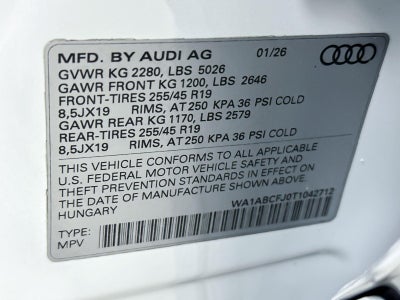 2026 Audi Q3 S line