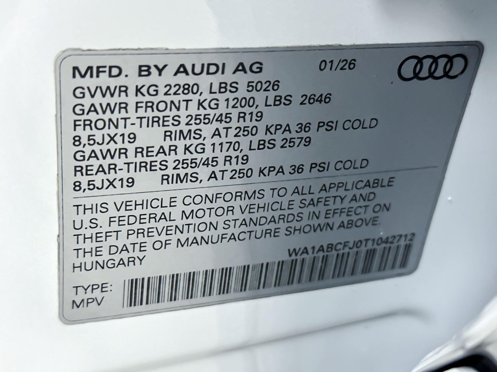 2026 Audi Q3 S line