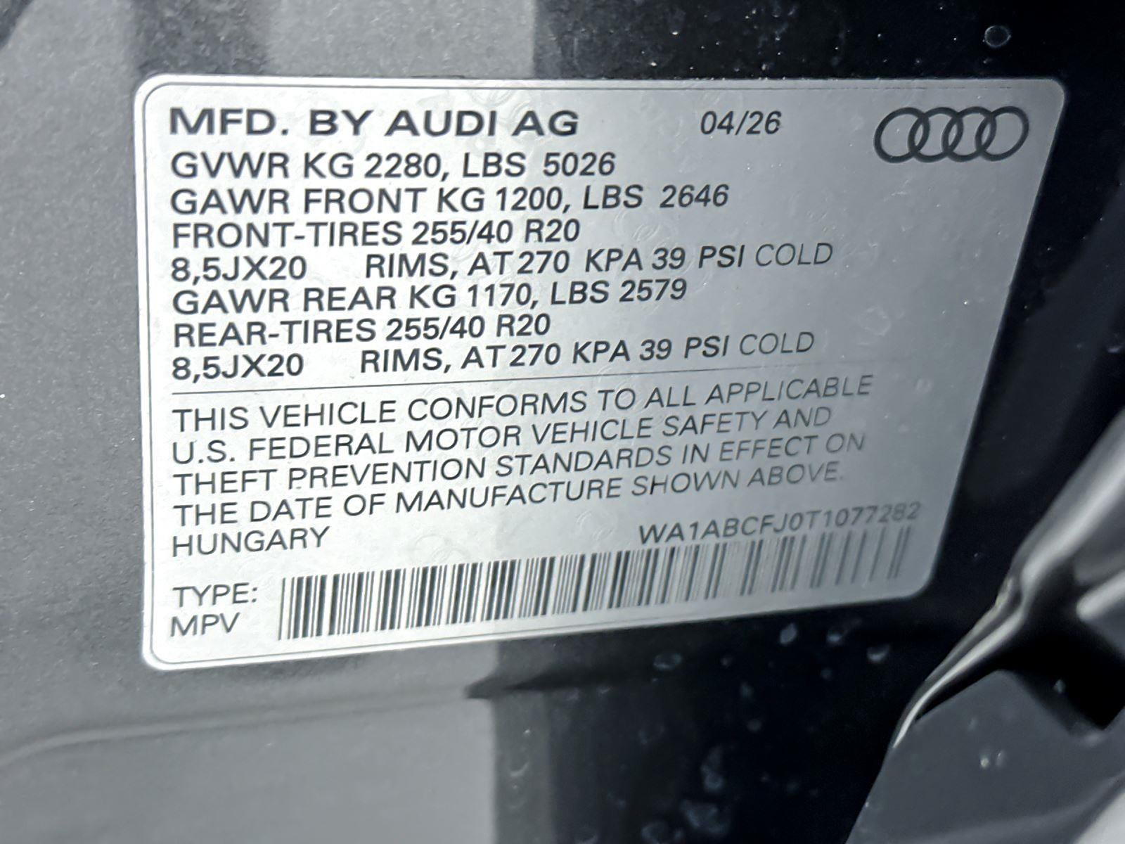 2026 Audi Q3 S line