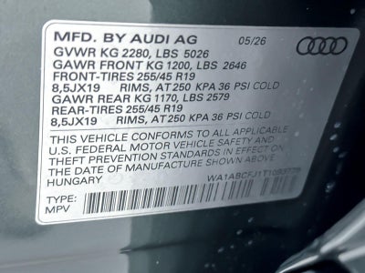 2026 Audi Q3 S line