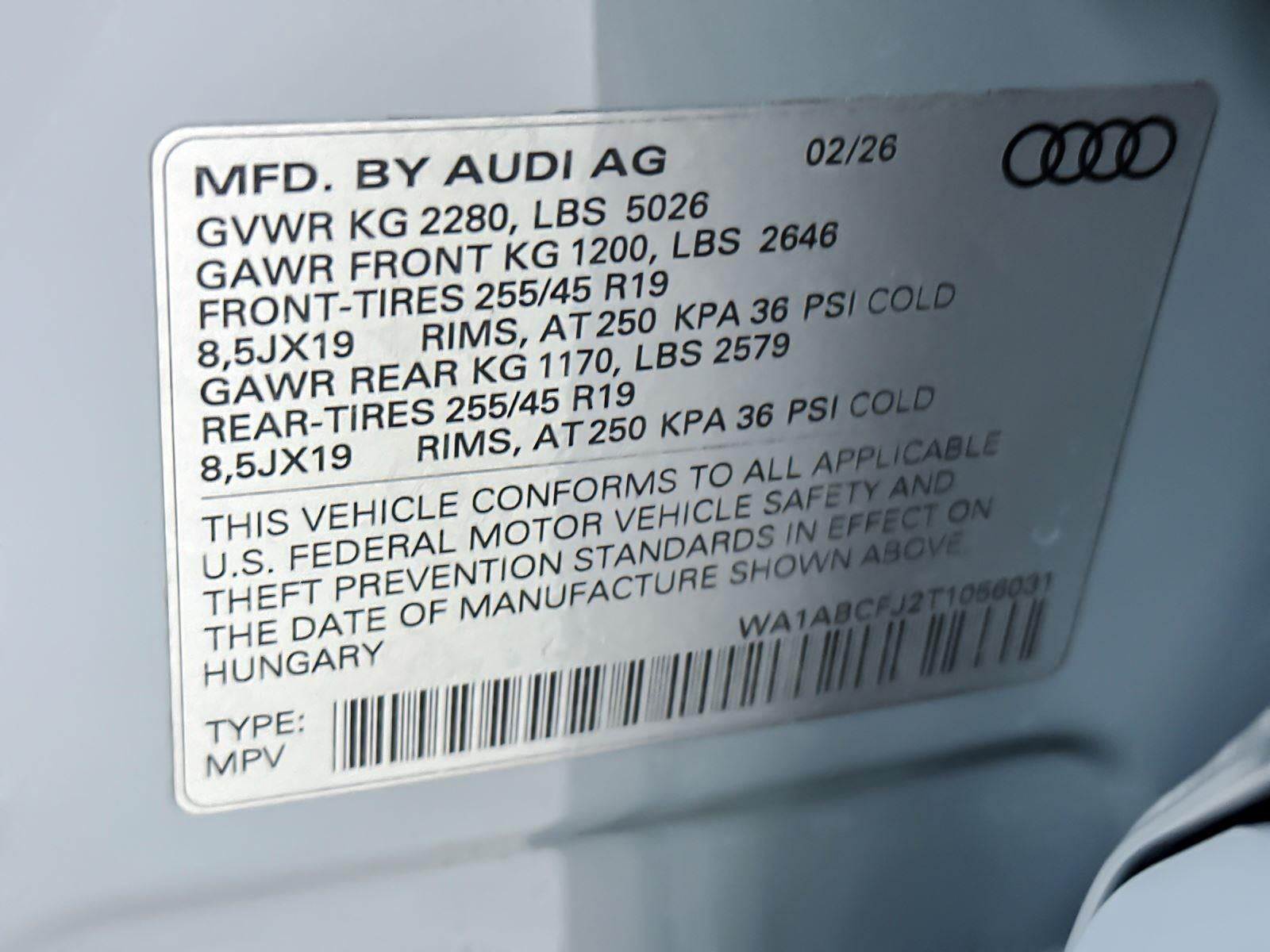 2026 Audi Q3 S line