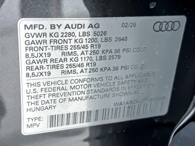 2026 Audi Q3 S line