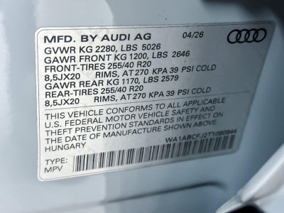 2026 Audi Q3 S line