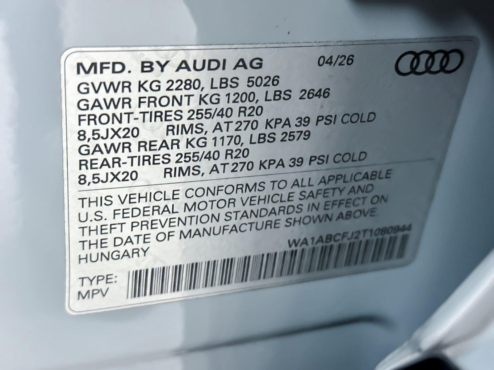 2026 Audi Q3 S line