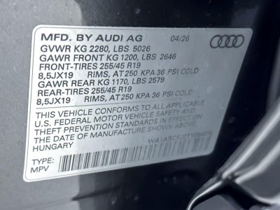 2026 Audi Q3 S line