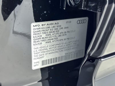 2026 Audi Q3 S line