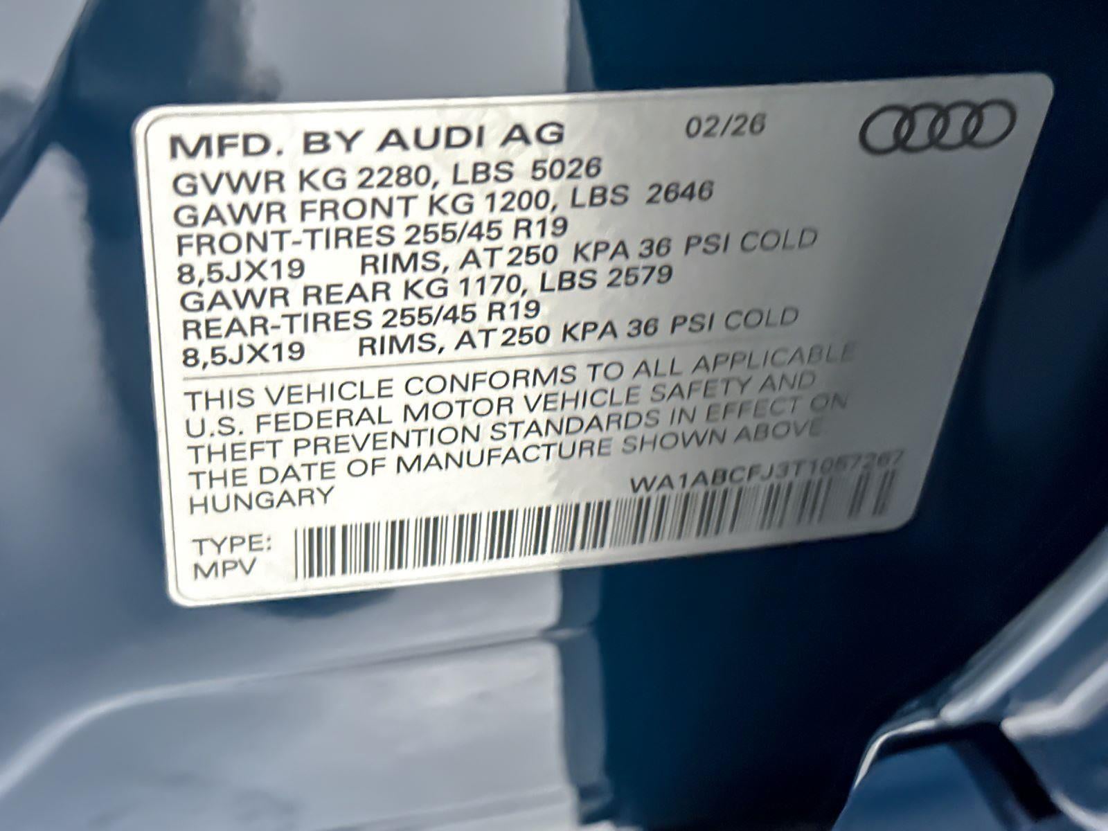 2026 Audi Q3 S line