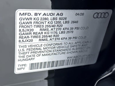 2026 Audi Q3 S line