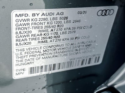 2026 Audi Q3 S line