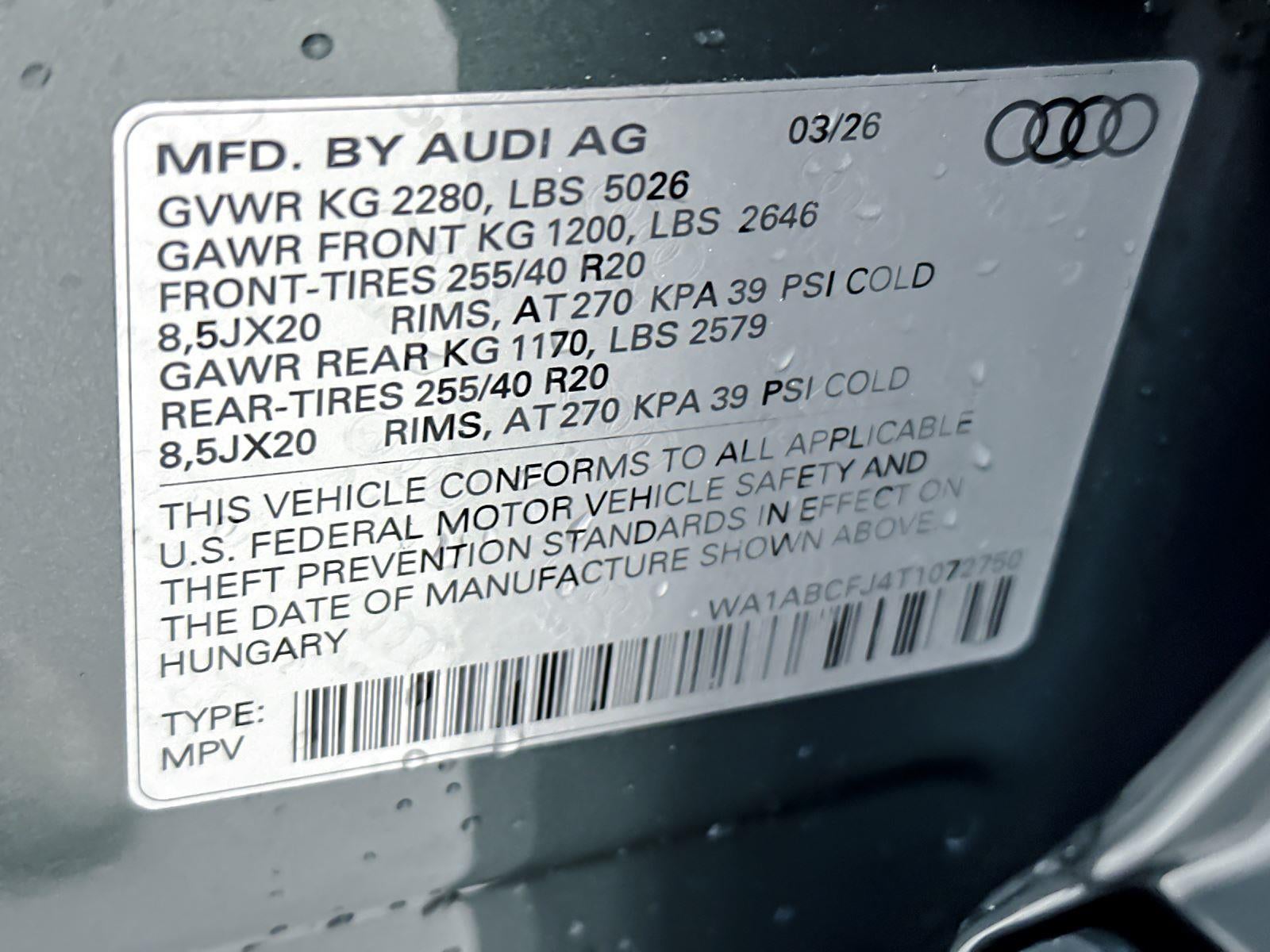 2026 Audi Q3 S line
