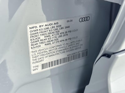 2026 Audi Q3 S line