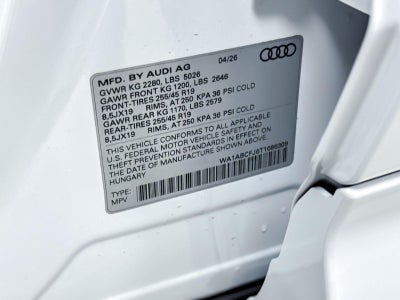 2026 Audi Q3 S line
