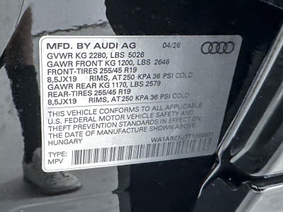 2026 Audi Q3 S line