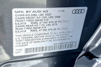 2026 Audi Q3 S line