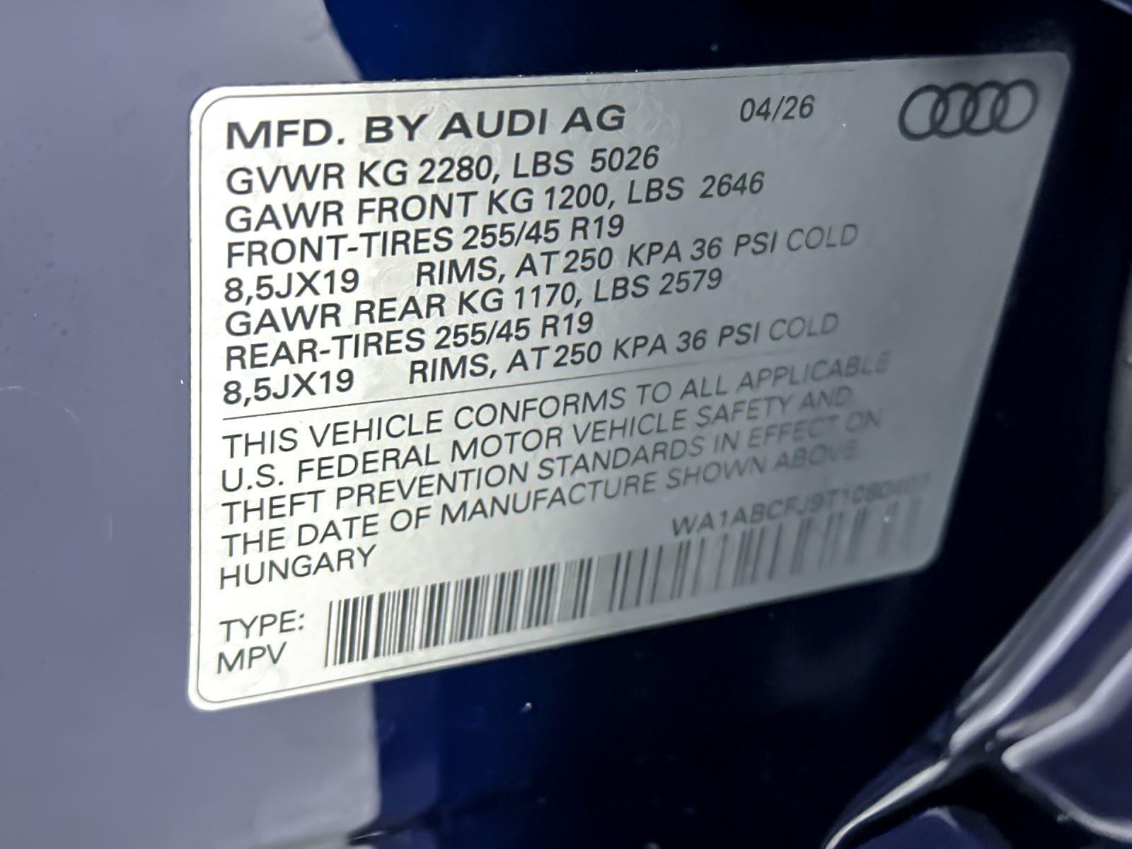 2026 Audi Q3 S line