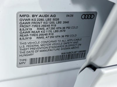 2026 Audi Q3 S line