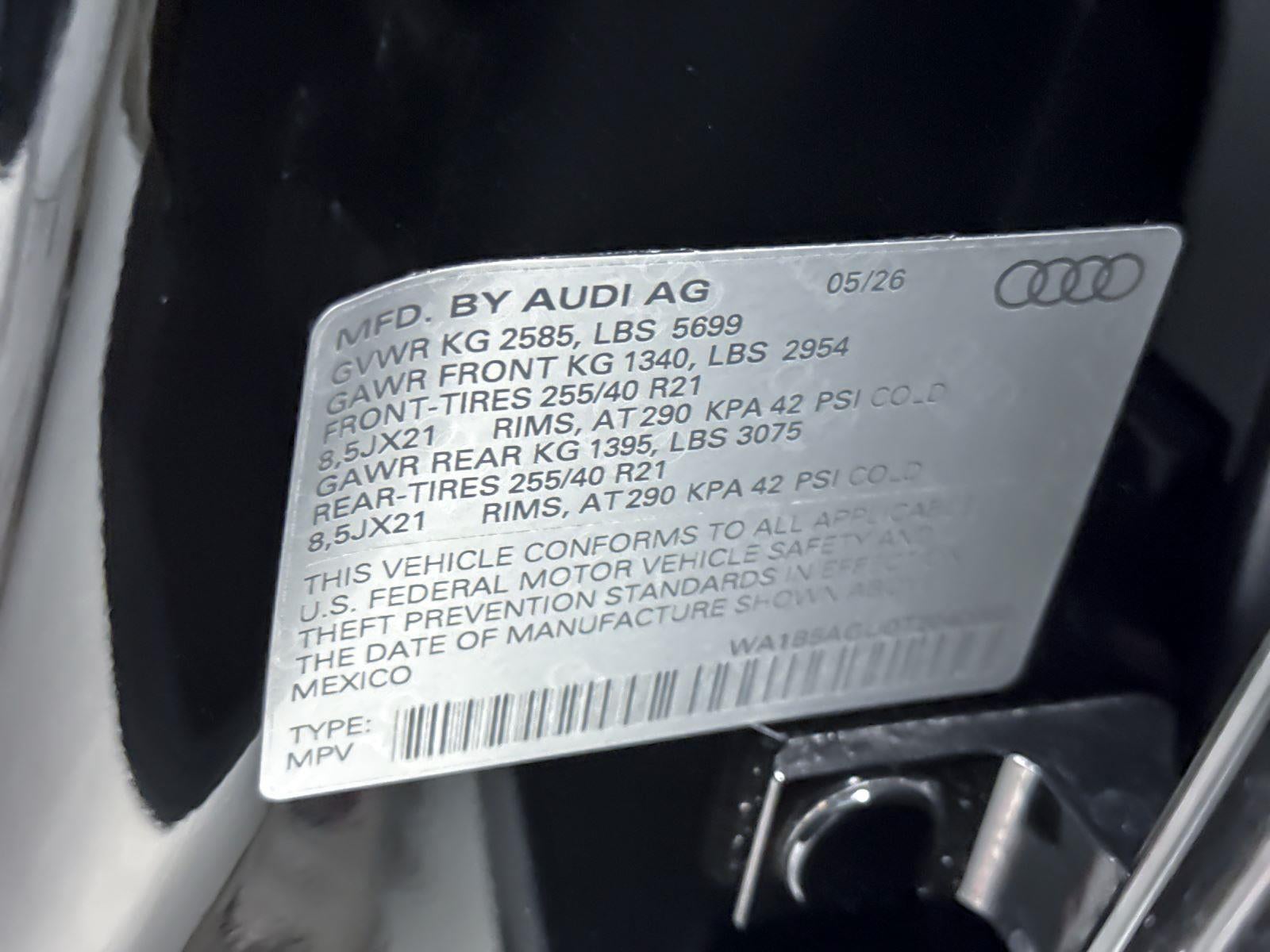 2026 Audi SQ5 Sportback Premium Plus