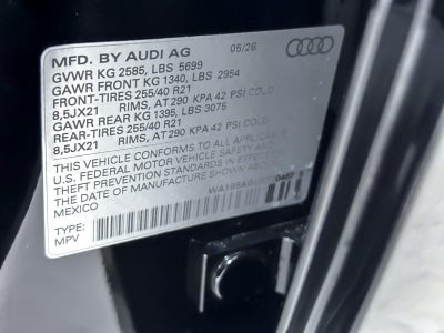 2026 Audi SQ5 Sportback Premium Plus