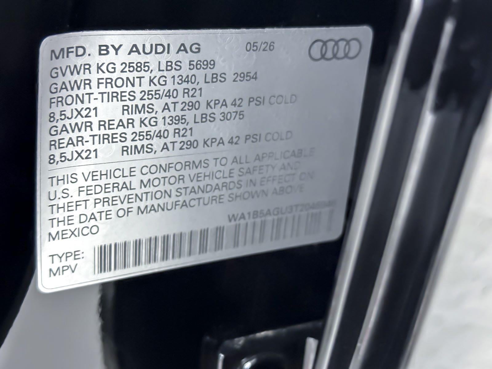 2026 Audi SQ5 Sportback Premium Plus