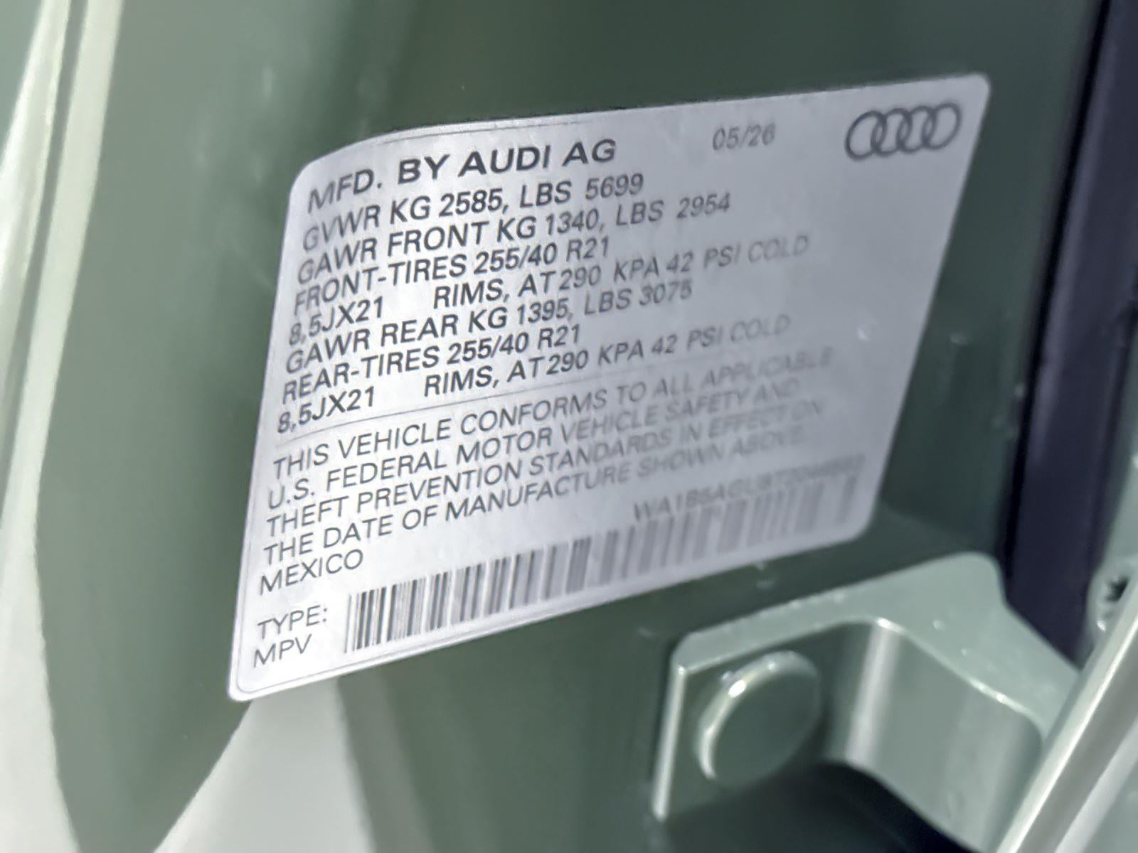 2026 Audi SQ5 Sportback Premium Plus