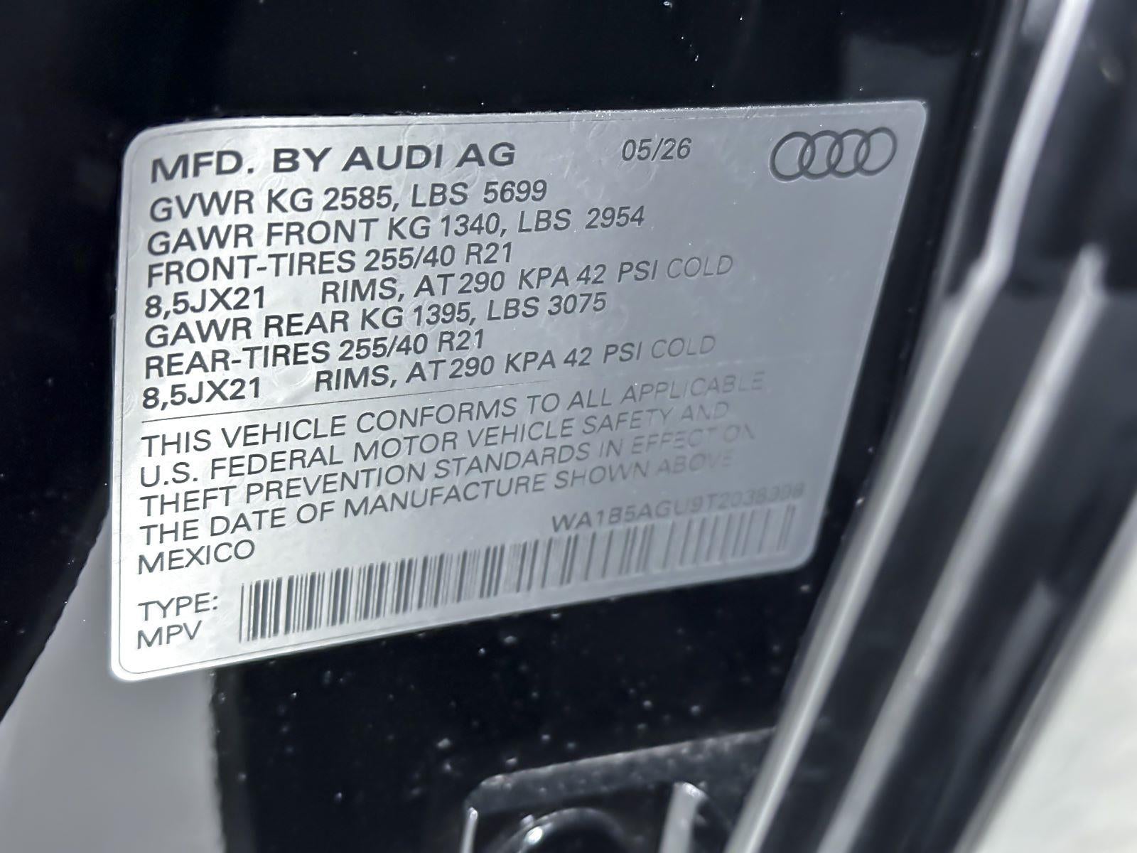 2026 Audi SQ5 Sportback Premium Plus