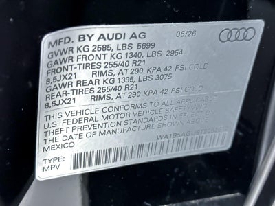 2026 Audi SQ5 Sportback Premium Plus