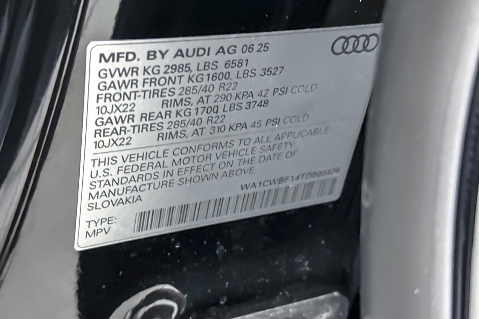 2026 Audi SQ8 Prestige