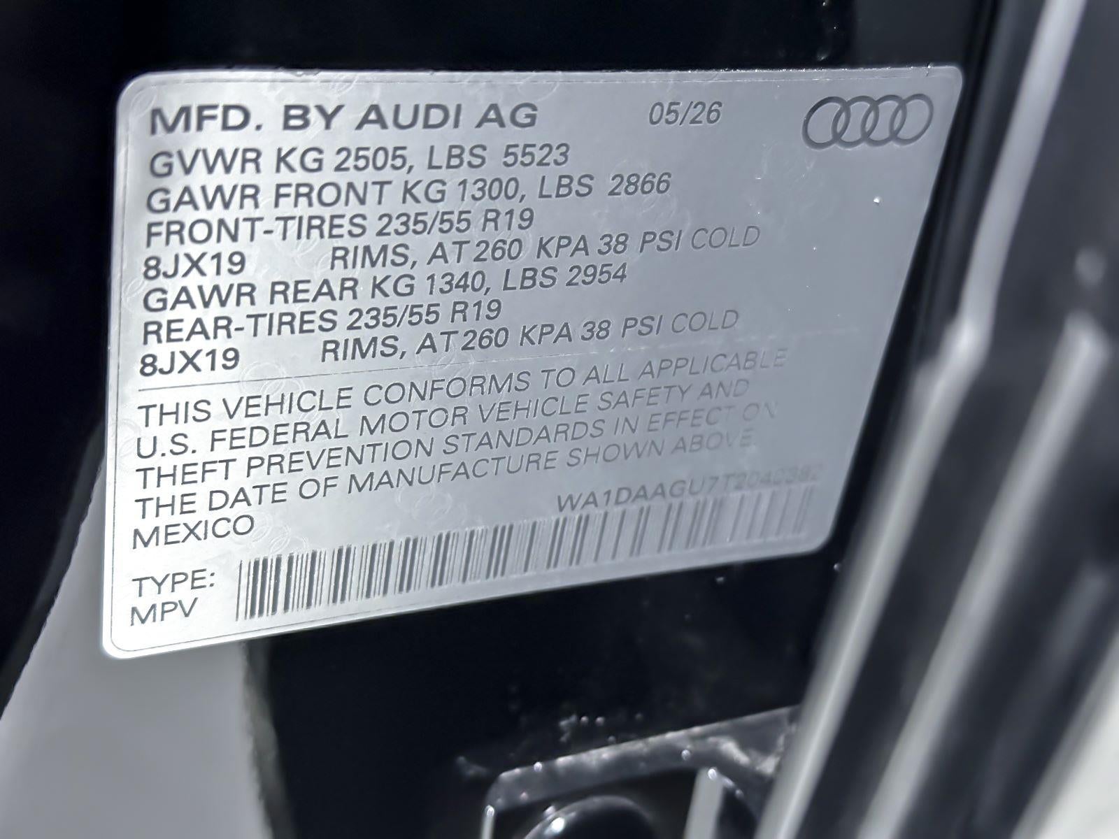2026 Audi Q5 Sportback Premium