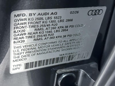 2026 Audi Q5 Sportback Premium Plus