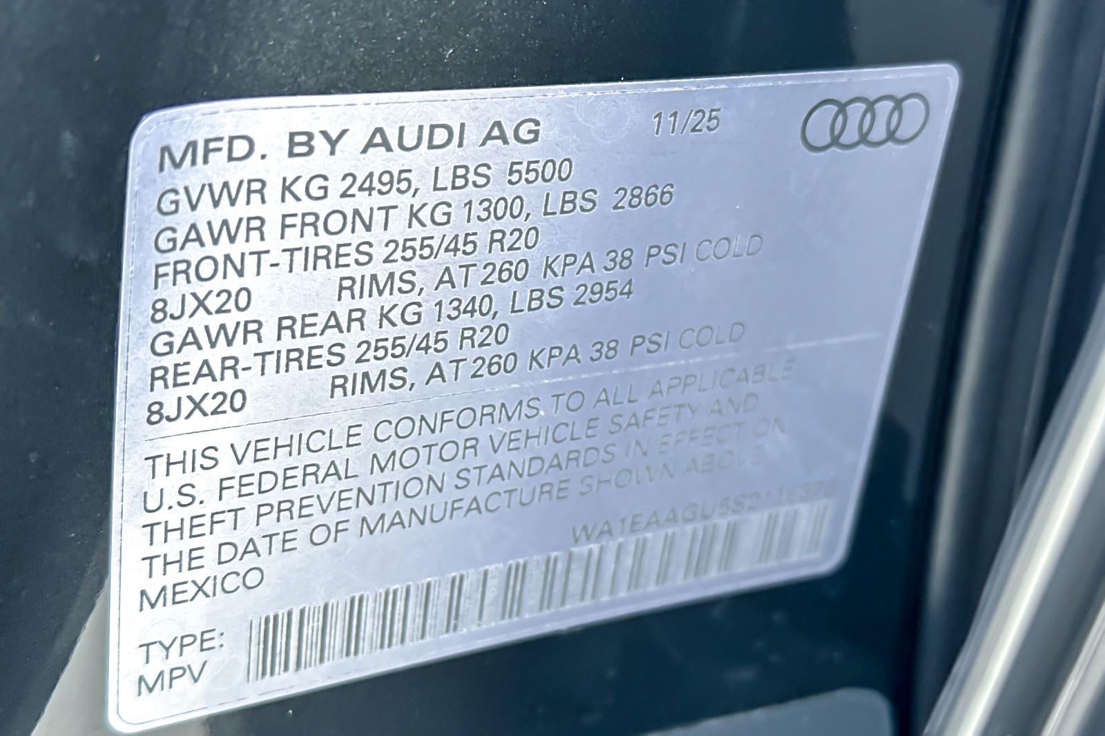 2025 Audi Q5 Sportback Premium Plus