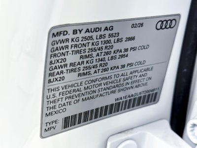2026 Audi Q5 Sportback Premium Plus